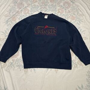 Men's Navy Cyclones Sweater